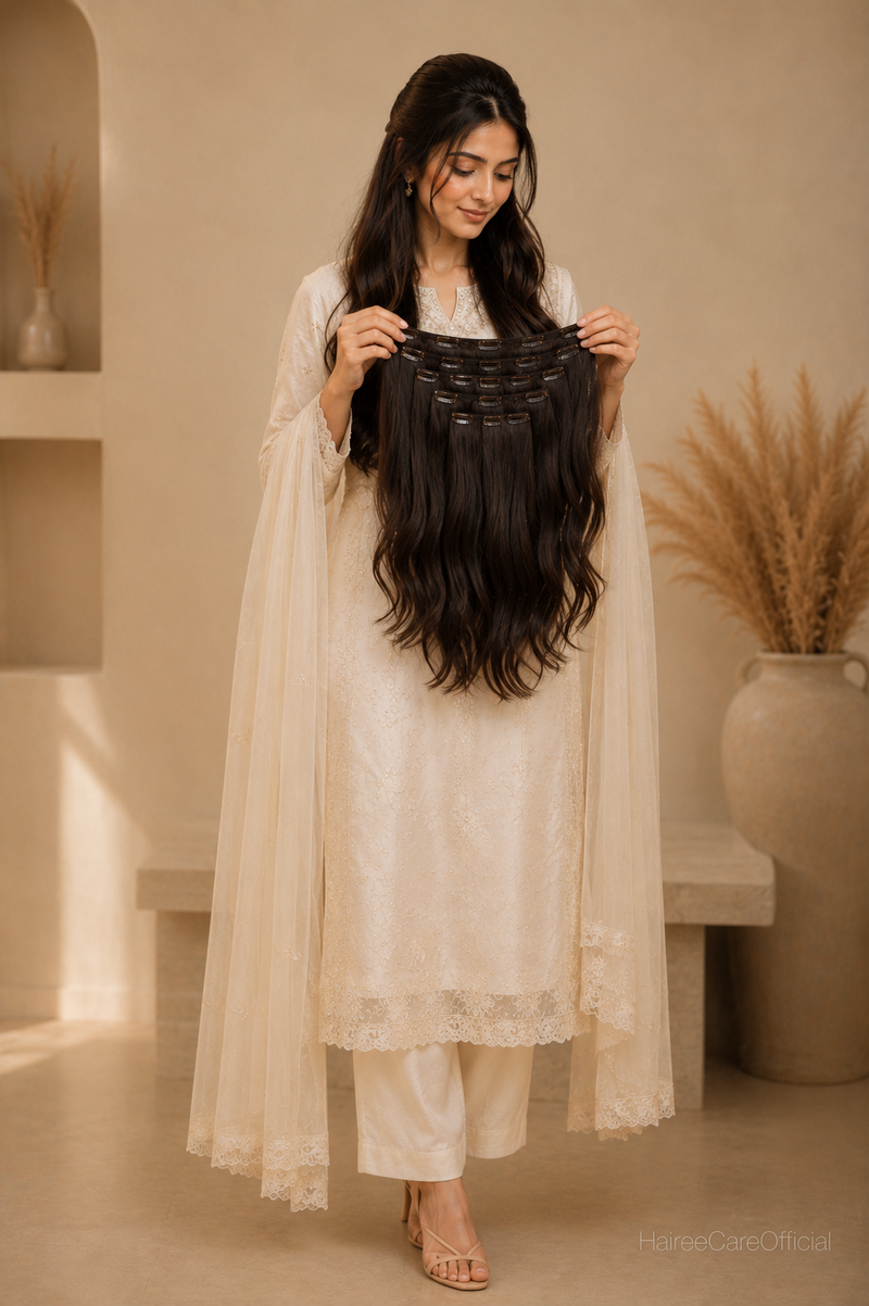 Clip-in Extensions Set