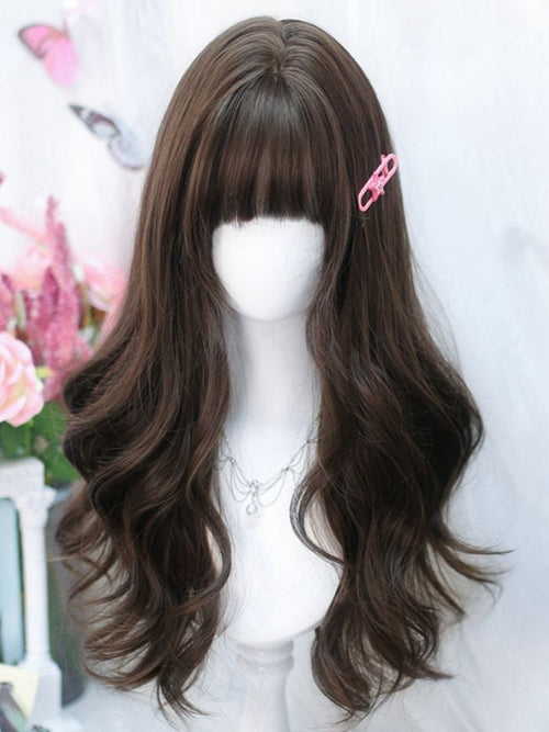 Front Bang Puff Full Head Wig wavy