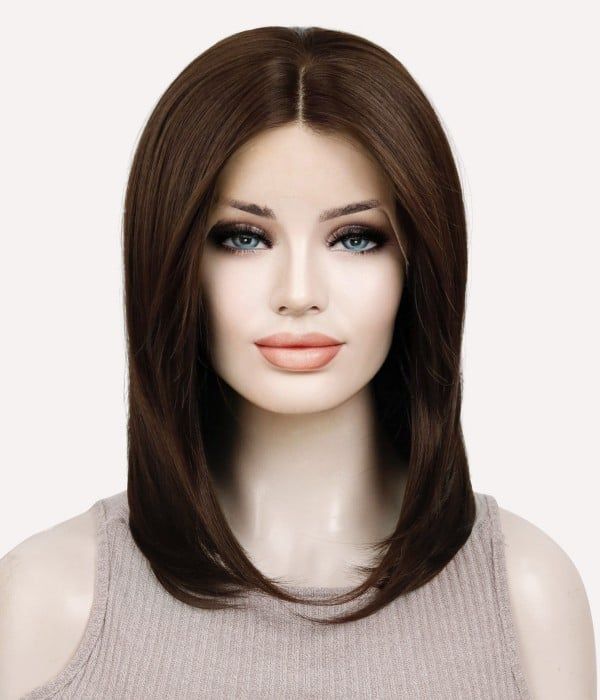 Full Head Wig (Shoulder Length) with Box Packing