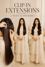 Clip-in Extensions Set (Wavy & Straight)