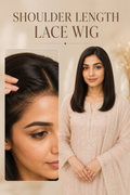 Lace Full Head Wig Shoulder Length (Straight)