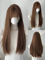 Front Bang Puff Full Head Wig wavy