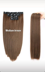 Clip-in Extensions Set (Wavy & Straight)