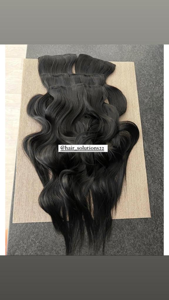 Clip-in Extensions Set (Wavy & Straight)