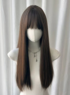 Front Bang Puff Full Head Wig wavy