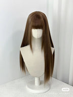 Front Bang Puff Full Head Wig wavy