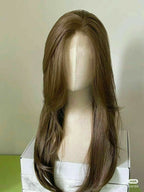 Front Mang Full Head Wig Straight