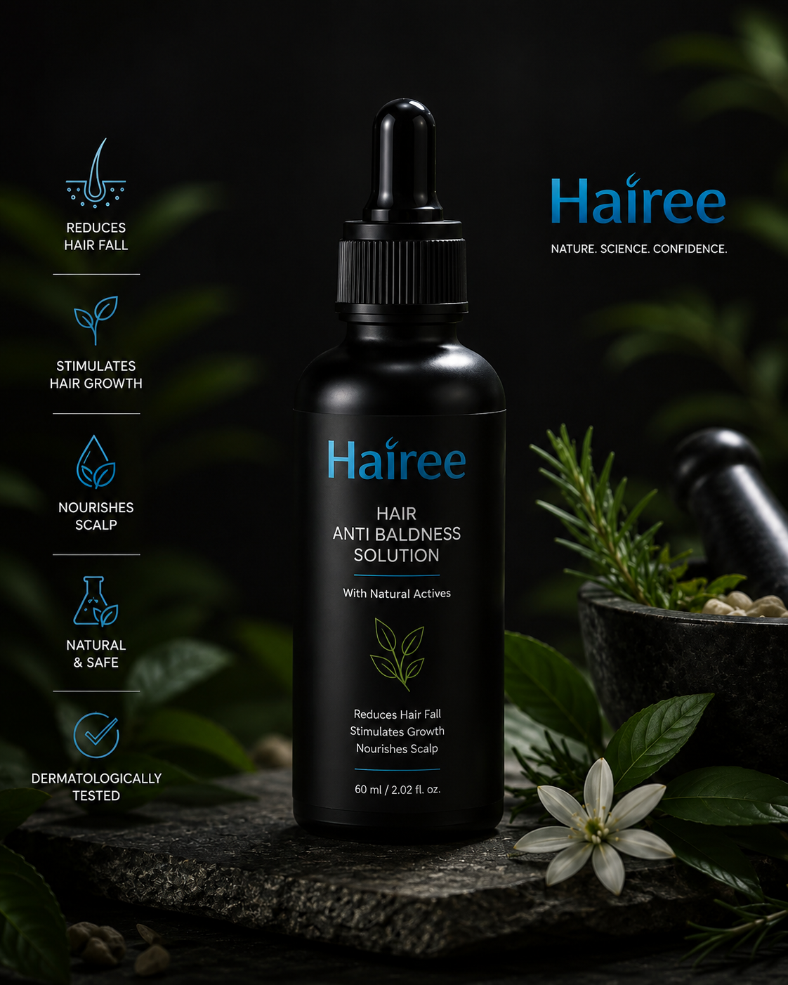 Hairee anti baldness solution