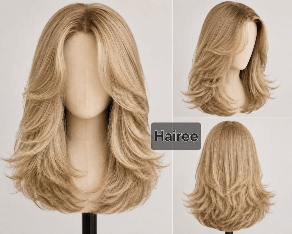 Full head wig shoulder length