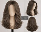 Full head wig shoulder length