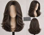Full head wig shoulder length