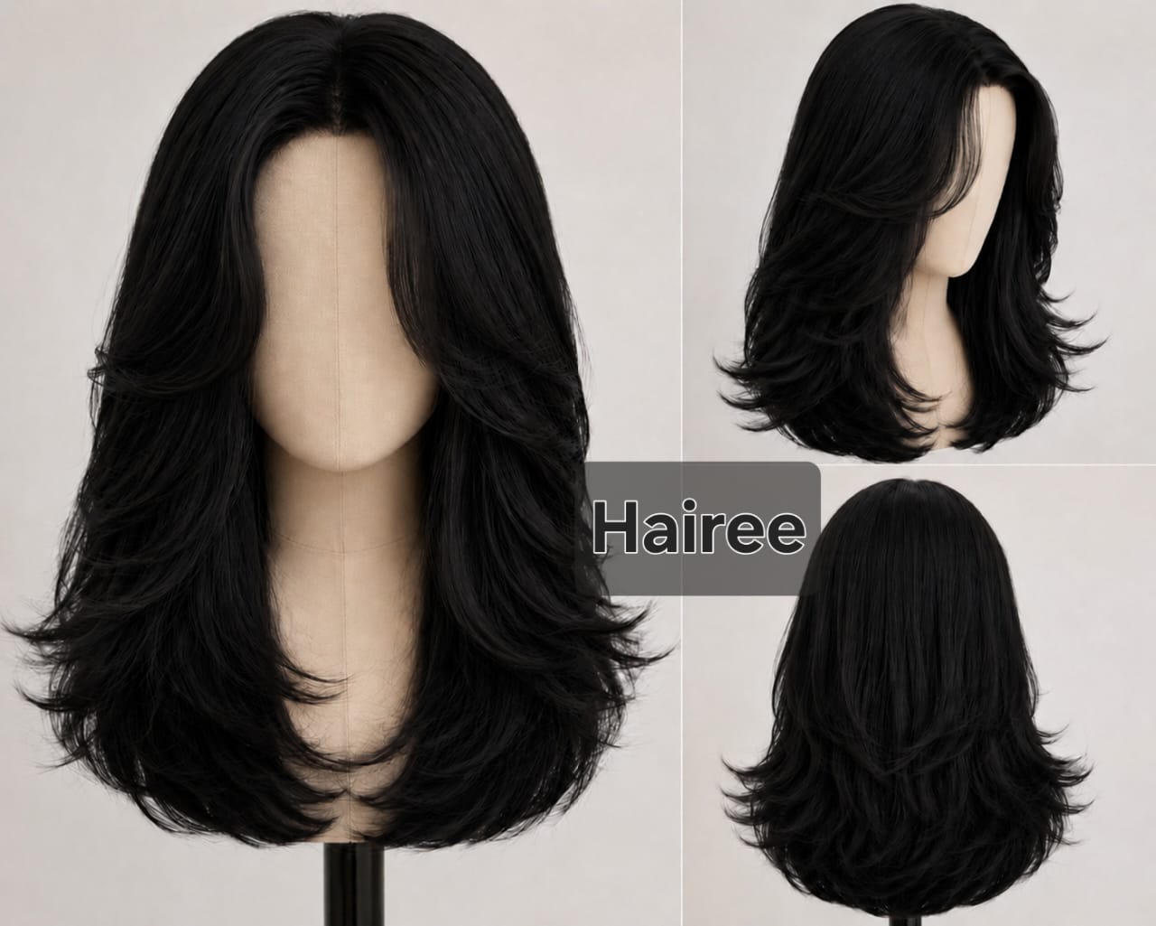 Full head wig shoulder length