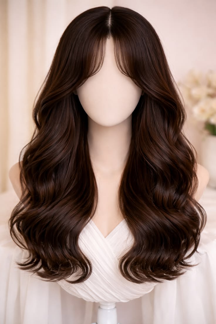 Front Bang Puff Full Head Wig wavy